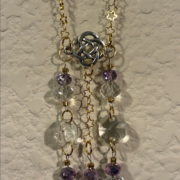 Amethyst towers Suncatcher real stones - Picture 4 of 7